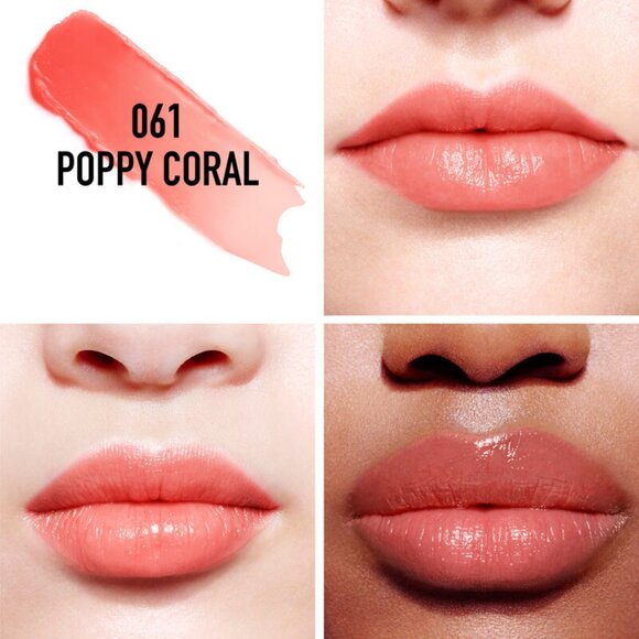 NIB 💚 Dior 061 POPPY CORAL Addict Lip Maximizer Plumping Gloss✔️ NEW IN BOX - Picture 2 of 6